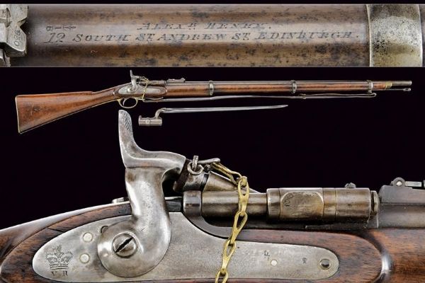Fucile a retrocarica sistema Snider Enfield con baionetta  - Asta Rare Armi Antiche e Militaria da tutto il mondo - Associazione Nazionale - Case d'Asta italiane