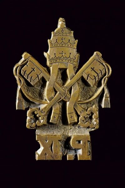 Sigillo Pio IX  - Asta Rare Armi Antiche e Militaria da tutto il mondo - Associazione Nazionale - Case d'Asta italiane