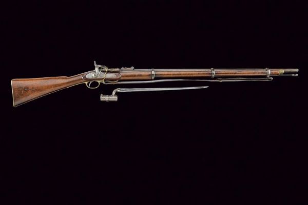 Fucile a retrocarica sistema Snider Enfield con baionetta  - Asta Rare Armi Antiche e Militaria da tutto il mondo - Associazione Nazionale - Case d'Asta italiane