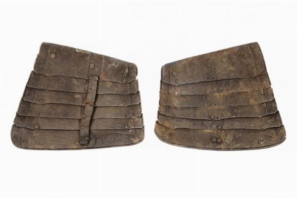 Corsaletto bianconero da uomo d'arme  - Asta Rare Armi Antiche e Militaria da tutto il mondo - Associazione Nazionale - Case d'Asta italiane