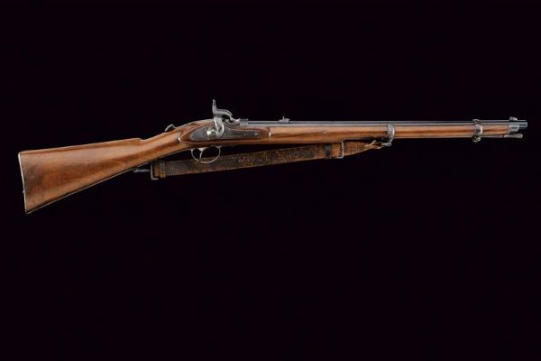 Rara carabina a luminello Whitworth con sistema a retrocarica Westley Richards Monkey Tail  - Asta Rare Armi Antiche e Militaria da tutto il mondo - Associazione Nazionale - Case d'Asta italiane