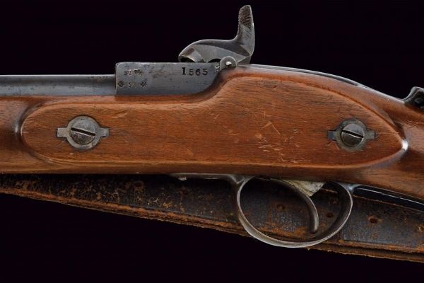 Rara carabina a luminello Whitworth con sistema a retrocarica Westley Richards Monkey Tail  - Asta Rare Armi Antiche e Militaria da tutto il mondo - Associazione Nazionale - Case d'Asta italiane