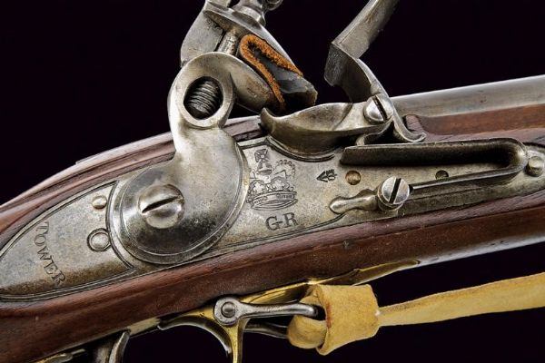 Fucile Brown Bess a pietra focaia con baionetta  - Asta Rare Armi Antiche e Militaria da tutto il mondo - Associazione Nazionale - Case d'Asta italiane