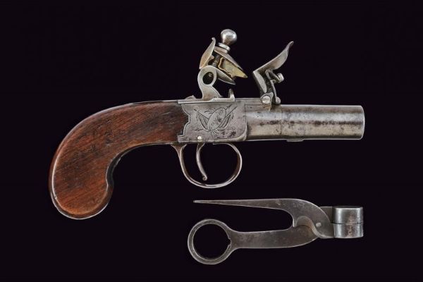 Mazzagatto a pietra focaia di H. Nock  - Asta Rare Armi Antiche e Militaria da tutto il mondo - Associazione Nazionale - Case d'Asta italiane