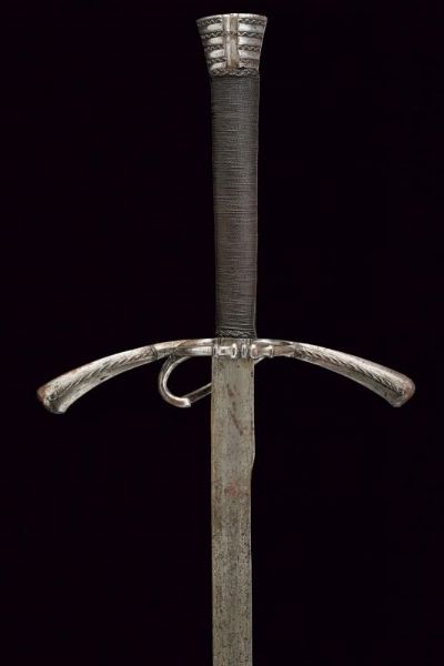 Rarissima spada da caccia a una mano e mezza tardo gotica  - Asta Rare Armi Antiche e Militaria da tutto il mondo - Associazione Nazionale - Case d'Asta italiane