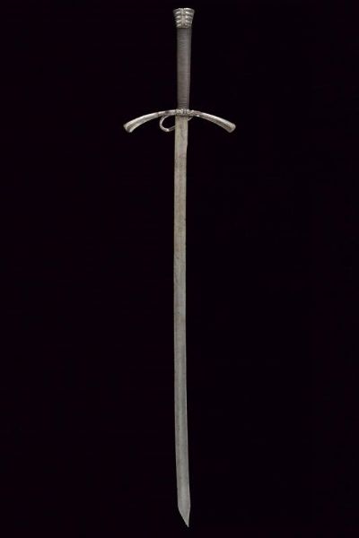 Rarissima spada da caccia a una mano e mezza tardo gotica  - Asta Rare Armi Antiche e Militaria da tutto il mondo - Associazione Nazionale - Case d'Asta italiane