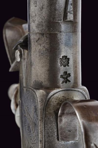 Mazzagatto a pietra focaia di H. Nock  - Asta Rare Armi Antiche e Militaria da tutto il mondo - Associazione Nazionale - Case d'Asta italiane