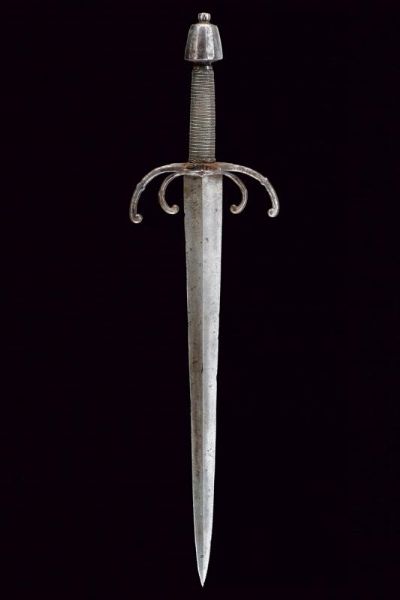 Splendido daga a granchio  - Asta Rare Armi Antiche e Militaria da tutto il mondo - Associazione Nazionale - Case d'Asta italiane