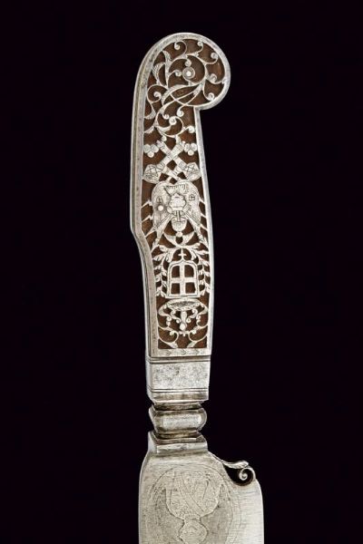 Rara ed elegante coltella di Villani  - Asta Rare Armi Antiche e Militaria da tutto il mondo - Associazione Nazionale - Case d'Asta italiane