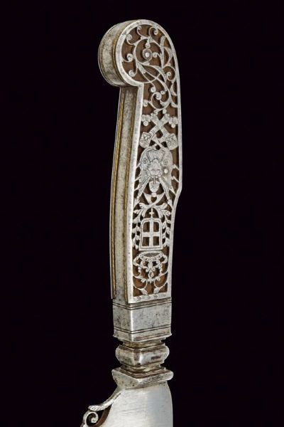 Rara ed elegante coltella di Villani  - Asta Rare Armi Antiche e Militaria da tutto il mondo - Associazione Nazionale - Case d'Asta italiane