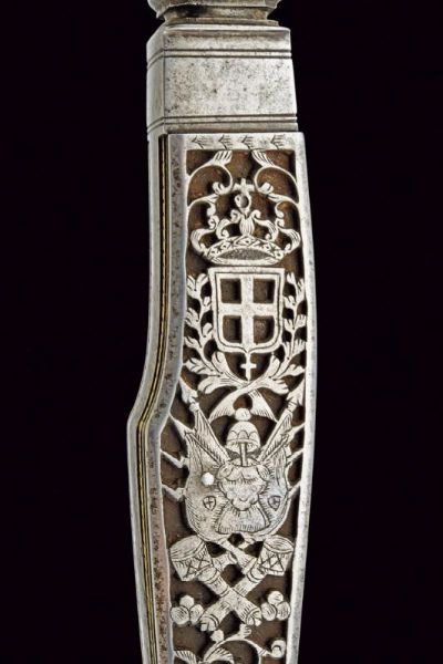 Rara ed elegante coltella di Villani  - Asta Rare Armi Antiche e Militaria da tutto il mondo - Associazione Nazionale - Case d'Asta italiane
