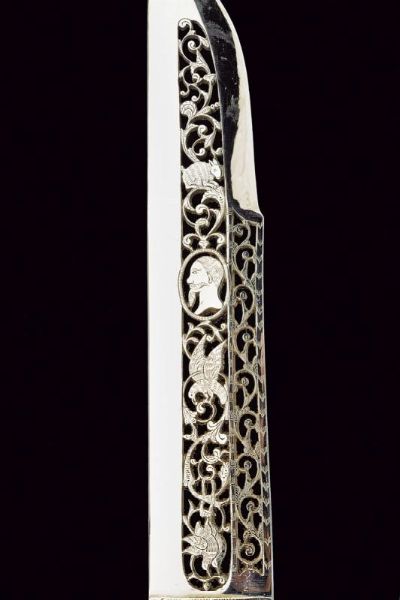 Rara e raffinata coltella da caccia  - Asta Rare Armi Antiche e Militaria da tutto il mondo - Associazione Nazionale - Case d'Asta italiane