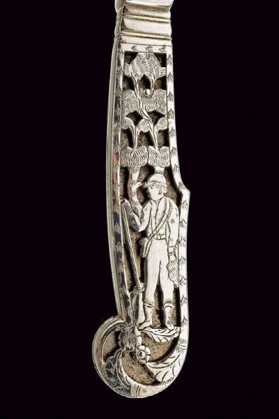 Rara e raffinata coltella da caccia  - Asta Rare Armi Antiche e Militaria da tutto il mondo - Associazione Nazionale - Case d'Asta italiane