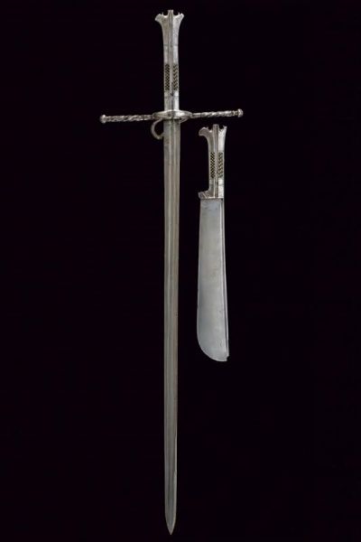 Bellissimo set da caccia di spada e waidpraxe  - Asta Rare Armi Antiche e Militaria da tutto il mondo - Associazione Nazionale - Case d'Asta italiane