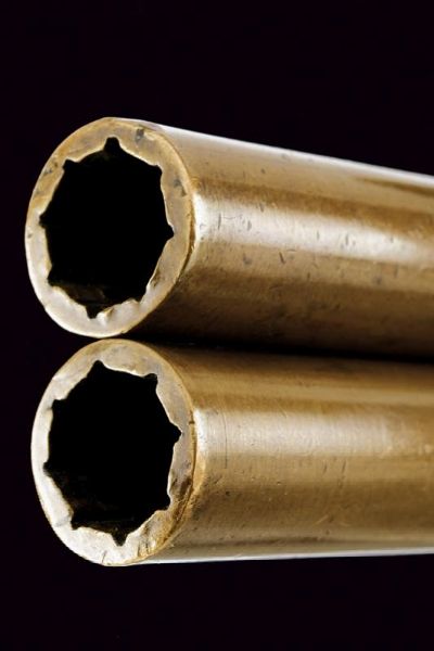 Mazzagatto a pietra focaia a due canne sovrapposte da marina  - Asta Rare Armi Antiche e Militaria da tutto il mondo - Associazione Nazionale - Case d'Asta italiane