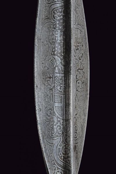 Rara alabarda incisa con stemma  - Asta Rare Armi Antiche e Militaria da tutto il mondo - Associazione Nazionale - Case d'Asta italiane