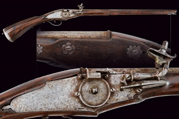 Schioppetto a ruota  - Asta Rare Armi Antiche e Militaria da tutto il mondo - Associazione Nazionale - Case d'Asta italiane