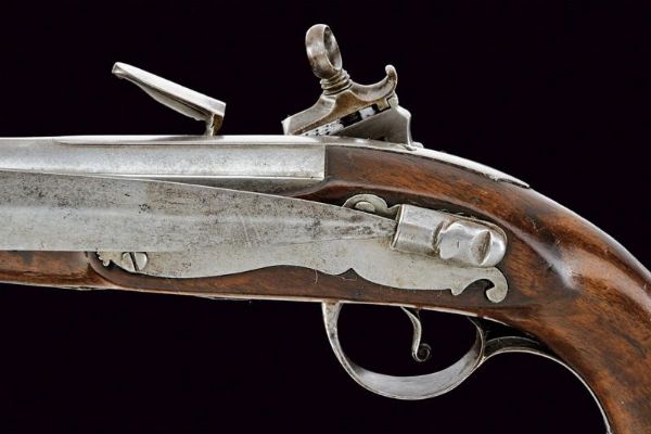 Rara pistola alla micheletta con baionetta pieghevole  - Asta Rare Armi Antiche e Militaria da tutto il mondo - Associazione Nazionale - Case d'Asta italiane