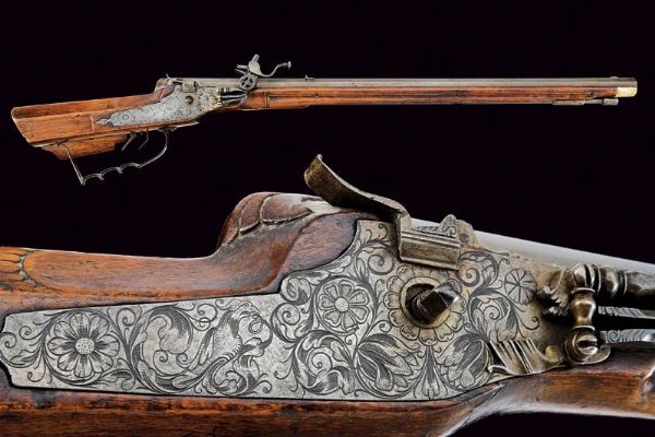 Fucile a ruota  - Asta Rare Armi Antiche e Militaria da tutto il mondo - Associazione Nazionale - Case d'Asta italiane