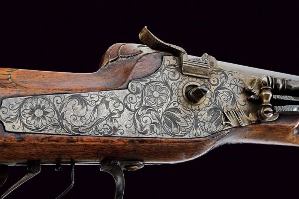 Fucile a ruota  - Asta Rare Armi Antiche e Militaria da tutto il mondo - Associazione Nazionale - Case d'Asta italiane