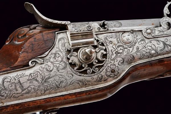 Interessante e raro fucile a ruota  - Asta Rare Armi Antiche e Militaria da tutto il mondo - Associazione Nazionale - Case d'Asta italiane