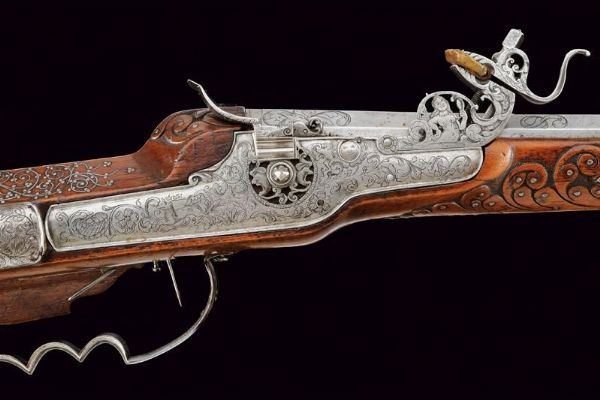 Interessante e raro fucile a ruota  - Asta Rare Armi Antiche e Militaria da tutto il mondo - Associazione Nazionale - Case d'Asta italiane