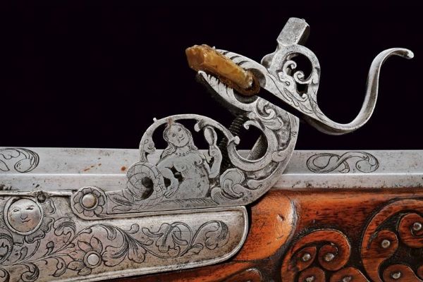 Interessante e raro fucile a ruota  - Asta Rare Armi Antiche e Militaria da tutto il mondo - Associazione Nazionale - Case d'Asta italiane