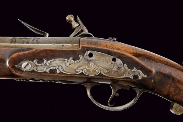 Scavezzo a pietra focaia di G.M. Loggia  - Asta Rare Armi Antiche e Militaria da tutto il mondo - Associazione Nazionale - Case d'Asta italiane