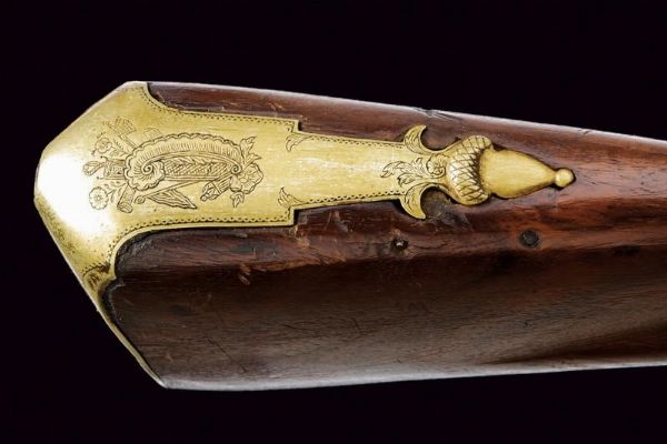 Bel trombone a pietra focaia  - Asta Rare Armi Antiche e Militaria da tutto il mondo - Associazione Nazionale - Case d'Asta italiane