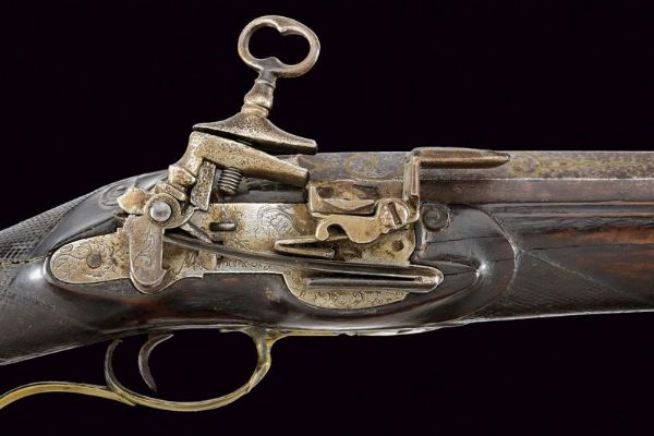 Fucile alla micheletta da postiglione  - Asta Rare Armi Antiche e Militaria da tutto il mondo - Associazione Nazionale - Case d'Asta italiane