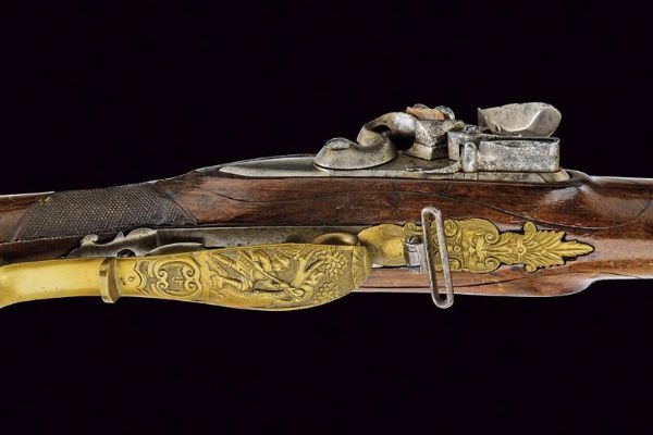 Interessante fucile a pietra focaia  - Asta Rare Armi Antiche e Militaria da tutto il mondo - Associazione Nazionale - Case d'Asta italiane