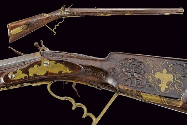 Fucile a pietra focaia da caccia  - Asta Rare Armi Antiche e Militaria da tutto il mondo - Associazione Nazionale - Case d'Asta italiane