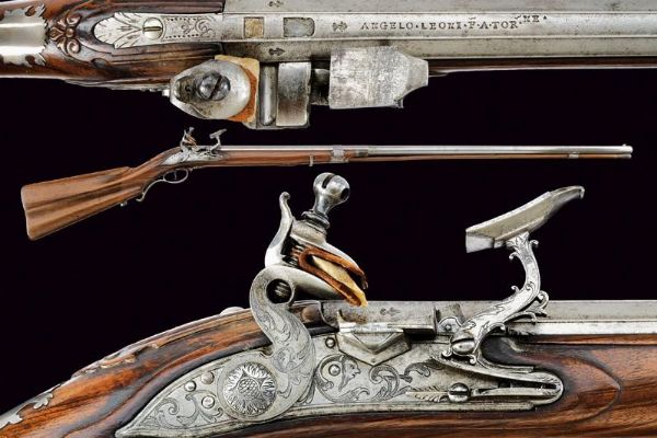 Fucile alla fiorentina di Pietro Tommasi  - Asta Rare Armi Antiche e Militaria da tutto il mondo - Associazione Nazionale - Case d'Asta italiane