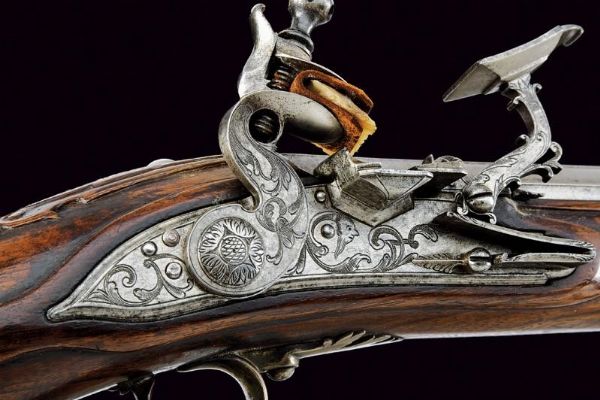 Fucile alla fiorentina di Pietro Tommasi  - Asta Rare Armi Antiche e Militaria da tutto il mondo - Associazione Nazionale - Case d'Asta italiane