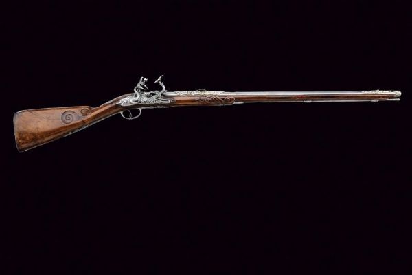 Bel fucile alla fiorentina di Ottaviano Pozzi  - Asta Rare Armi Antiche e Militaria da tutto il mondo - Associazione Nazionale - Case d'Asta italiane