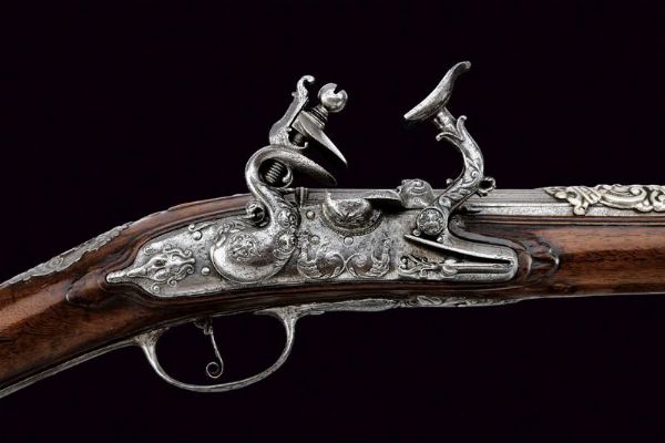 Bel fucile alla fiorentina di Ottaviano Pozzi  - Asta Rare Armi Antiche e Militaria da tutto il mondo - Associazione Nazionale - Case d'Asta italiane