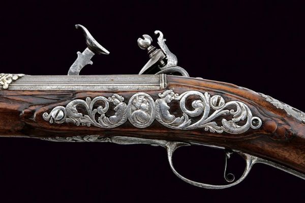 Bel fucile alla fiorentina di Ottaviano Pozzi  - Asta Rare Armi Antiche e Militaria da tutto il mondo - Associazione Nazionale - Case d'Asta italiane