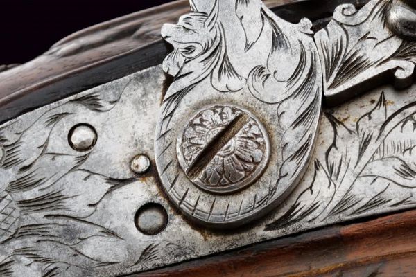 Raffinato fucile alla fiorentina  - Asta Rare Armi Antiche e Militaria da tutto il mondo - Associazione Nazionale - Case d'Asta italiane