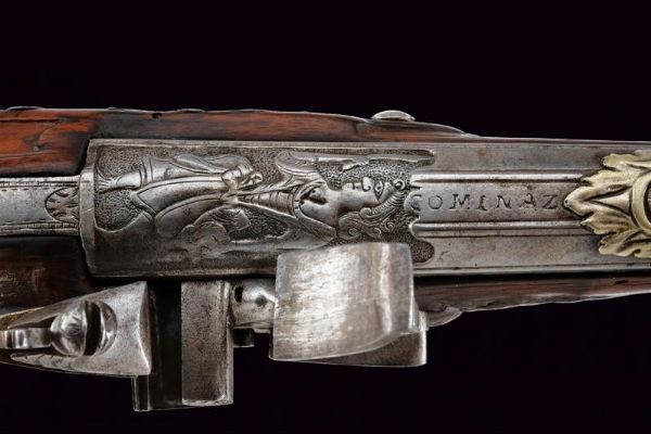 Raffinato fucile alla fiorentina  - Asta Rare Armi Antiche e Militaria da tutto il mondo - Associazione Nazionale - Case d'Asta italiane