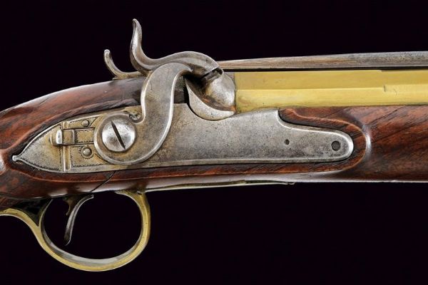 Trombone ridotto a luminello da marina con baionetta a scatto  - Asta Rare Armi Antiche e Militaria da tutto il mondo - Associazione Nazionale - Case d'Asta italiane