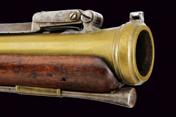Trombone ridotto a luminello da marina con baionetta a scatto  - Asta Rare Armi Antiche e Militaria da tutto il mondo - Associazione Nazionale - Case d'Asta italiane