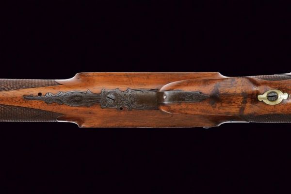 Raro fucile da sala a luminello di F. Dischler  - Asta Rare Armi Antiche e Militaria da tutto il mondo - Associazione Nazionale - Case d'Asta italiane