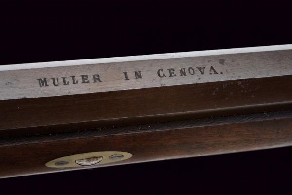 Bel fucile da tiro di Muller  - Asta Rare Armi Antiche e Militaria da tutto il mondo - Associazione Nazionale - Case d'Asta italiane