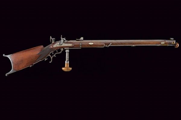 Bel fucile da tiro di Muller  - Asta Rare Armi Antiche e Militaria da tutto il mondo - Associazione Nazionale - Case d'Asta italiane
