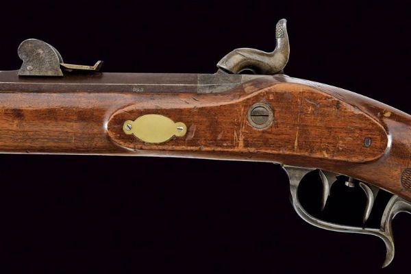 Fucile da tiro a luminello sul tipo del Mod. 1851, premio di gara  - Asta Rare Armi Antiche e Militaria da tutto il mondo - Associazione Nazionale - Case d'Asta italiane