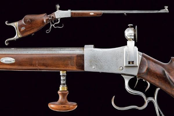 Carabina da tiro con sistema Martini  - Asta Rare Armi Antiche e Militaria da tutto il mondo - Associazione Nazionale - Case d'Asta italiane