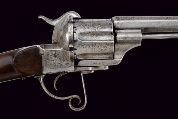 Fucile revolver a spillo  - Asta Rare Armi Antiche e Militaria da tutto il mondo - Associazione Nazionale - Case d'Asta italiane