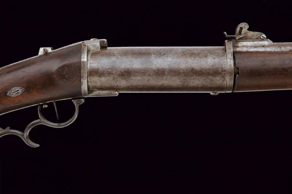 Rarissimo fucile ad aria di E. Mondelli  - Asta Rare Armi Antiche e Militaria da tutto il mondo - Associazione Nazionale - Case d'Asta italiane