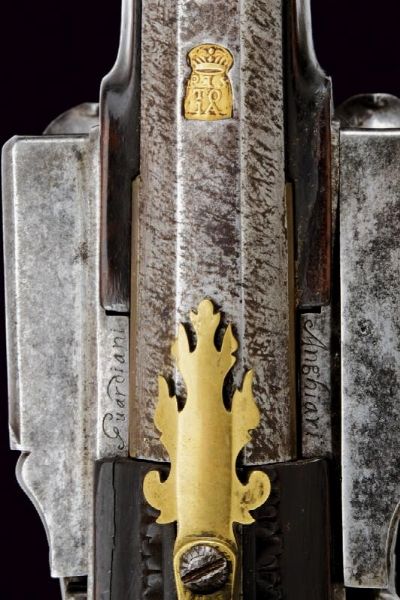 Elegante sovrapposto alla romana di Guardiani ad Anghiari  - Asta Rare Armi Antiche e Militaria da tutto il mondo - Associazione Nazionale - Case d'Asta italiane