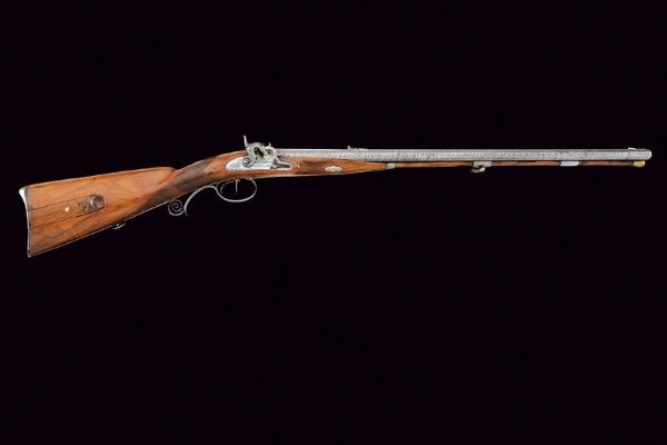 Bella doppietta a luminello di V. Funk & S�hne  - Asta Rare Armi Antiche e Militaria da tutto il mondo - Associazione Nazionale - Case d'Asta italiane